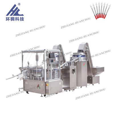 China Factory Disposable Insulin Syringe Assembly Making Line With Safety Cover Zhejiang Huanchou for sale