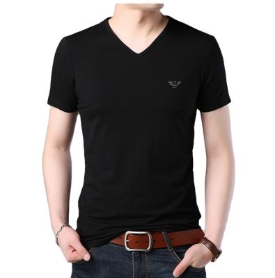 China Anti-Wrinkle 100% Premium Cotton High Quality T-shirt Customize Logo Men's Printed O-Neck T-shirt Custom T-shirt for sale