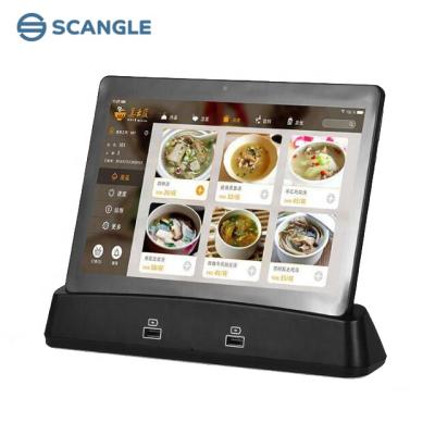 China Scangle Ordering Machine 10 Inch Touch Screen Desktop Tablet PC Android Electronic Ordering Machine For Restaurant for sale