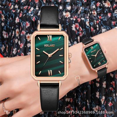 China New design automatic date women watch wholesale luxury watch for women square wristwatch for sale