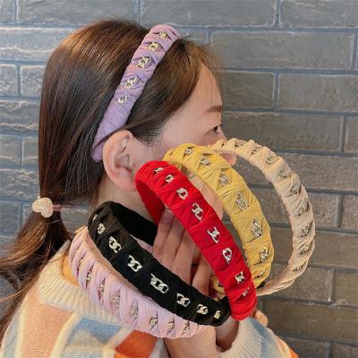 China Sweet New Product Unites Women Accessories Girls Fashion Headbands Designer Christmas Clasp Woman Headband for sale