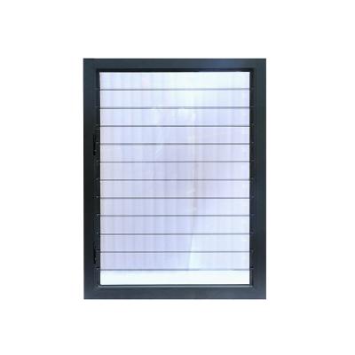 China Noise insulation AS2047 glass louver windows Aluminium Adjustable Louver Window Aluminum Frame Fixed Louver Windows for sale