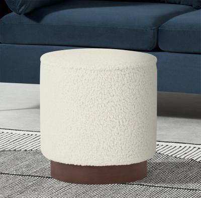 China Stool Velvet Stools Tufted Round Soft Stool Stool Stool Chair Foot Stool Pouf for sale