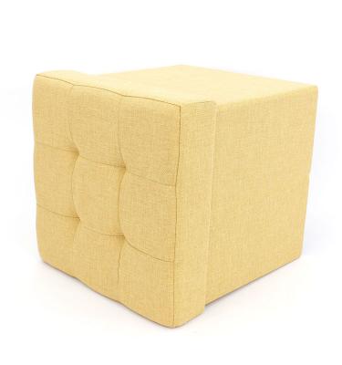 China Baroque Stacking Square Home Stool Foldable Living Room Fabric Stool Stool Storage Stool for sale