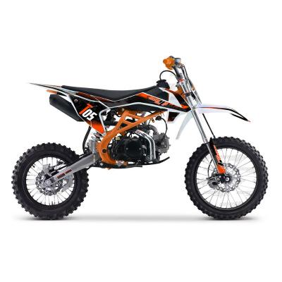 China New orange 125cc MOTO 4 speed CROSS seeyamoto pit bike T05 125cc cross bike OFF ROAD dirt bike motorcycle with CE T05 (125CC) for sale