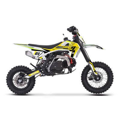 China New yellow seeya 110cc off road mine bike kids dirt bike MOTO semi-automatic cross motorcycle T03 with CE T03 (110CC) for sale