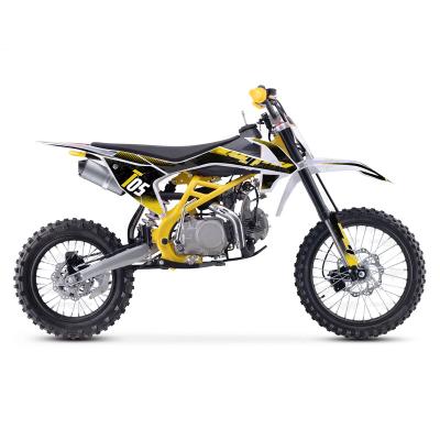 China New SEEYA 140cc motor bikes seeyamoto pit bike CROSS MOTO cross motorcycle yellow oil cooled dirt bike T05 140 with CE T05 (140CC) for sale