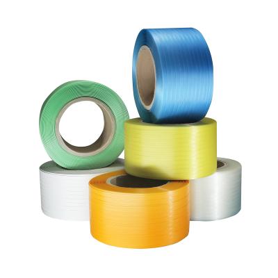 China Good flexibility strapping plastic pp tape for machine use for packing for sale