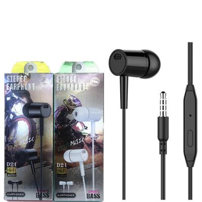 China Fast charging manufacturers wholesale black and white in-ear headphones, android malic universal headphones can be customized packaging logo for sale