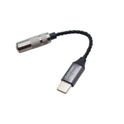 China Microphone type c to 3.5mm audio jack converter adapter cable for sale