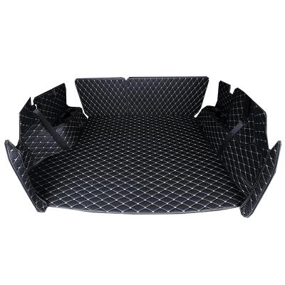 China New Design 3D 5D Single Car Trunk Mat 202 PU Trunk Mat Support Model Custom 4S Leather Store Supply for sale