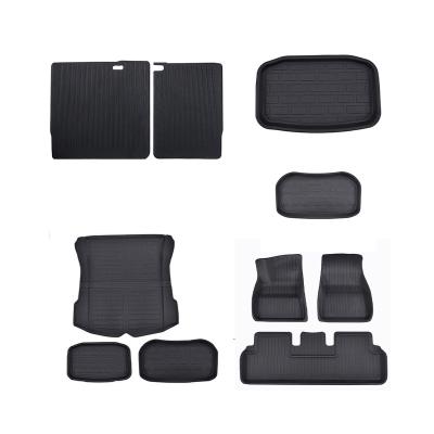 China Factory Direct Selling 5d Mats Car Trunk Tesla Floor Mats Anti-Slip/Waterproof/Easy To Clean Four Seasons Protection With High Quality For 21-22 Models for sale