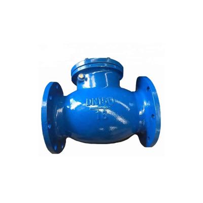 China General malleable iron dn100 pn16 swing check valve for sale