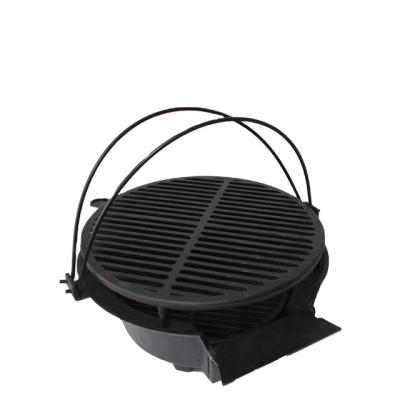 China Easily Assembled Hot Selling Japanese Home Camping Cast Iron Round Barbecue Grill for sale