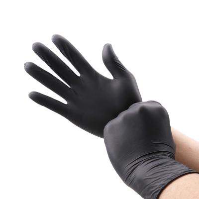 China General Purposes Wholesale Custom Oil Proof Cut Resistant Black Gloves Waterproof Pure Household Latex Nitrile Gloves for sale