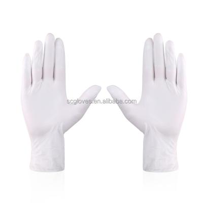 China Premium Clearning Quality PVC Synthetic Nitrile Gloves Household Beauty Salon Transparent Gloves for sale