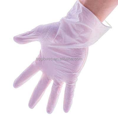 China Wholesale 24cm Hot White Latex Synthetic Nitrile PVC Nitrile Rubber Gloves Clearning Food Processing Nitrile Rubber Gloves for sale