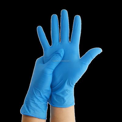 China Clearning Hot New Products 100 Pcs / Box Gloves Blue Pure Nitrile Resistant Household Tools Different Gloves for sale