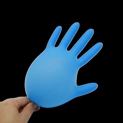 China Cheap Custom Blue Clearning Makeup Remover Glove Musical Electronic Nitrile 100pcs Pure Gloves for sale