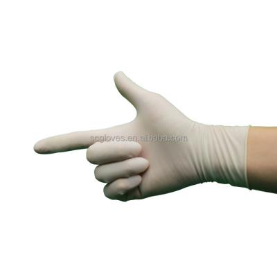 China Oil Proof Gloves Wholesale Latex Industrial Dental White Gloves OEM Service Tattoo Use Safety Home Working Gloves for sale