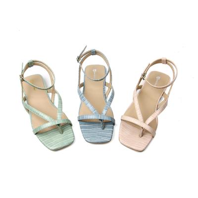 China Fashion Trend Designer Cheap Colorful Women Slippers New Buckle Ladies Summer Shoes Sandals for sale