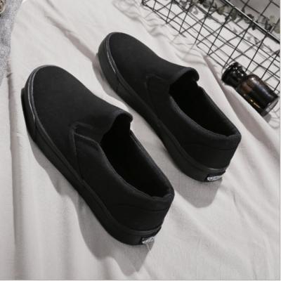 China Wholesale Latest Fashion Trend Loafer Comfortable Soft White Slip On Canvas Shoes for sale