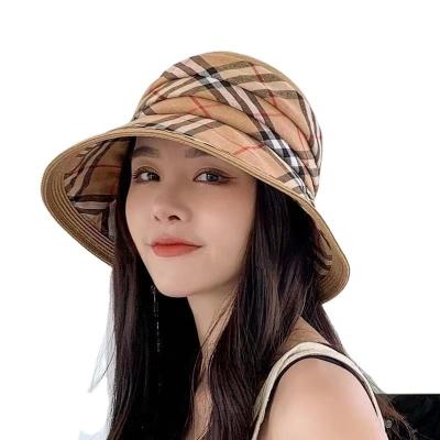 China Wholesale Lady Beach Ball Summer Women Brand Plush Plush Designer Casual Outdoor Bucket Hats For Wholesale for sale