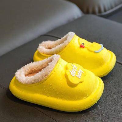 China Newest Round Toddler Shoes Furry Slipper Texture Toddler Size Kids Non-slip Shoe Babies Dinosaur Cartoon Winter Sandals Shoes for sale