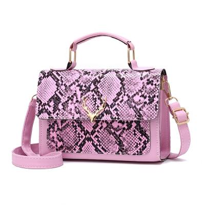 China Make up or gift make up or gift newest fashion lady pu make up gifts backbag comestica bags dress pu snakeskin lady handbag shoulder bag for sale