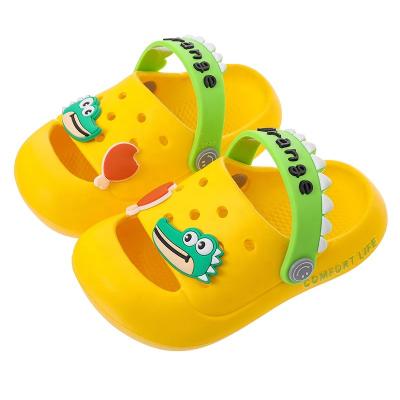 China Wholesale Waterproof Garden Shoes Waterproof Beach Sandal Children Unisex EVA Summer Beach Slides Shoes Girlsboys Kids Cartoon Shackles Shackles for sale