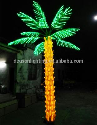 China Indoor And Outdoor Led Electric Lighted Christmas Decoration Palm Tree for sale