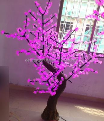 China Indoor and Outdoor Led Pink Cherry Blossom Tree Light for sale