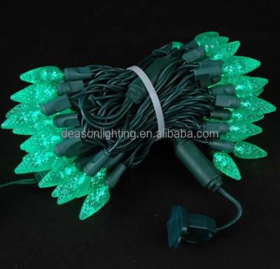 China 100 indoor and outdoor commercial led c6 strawberry christmas lights for sale