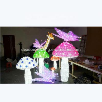 China House led 3d figure outdoor acrylic lighted animal for sale