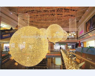 China Big Street Christmas Led Ball Decorations Light Shopping Mall for sale