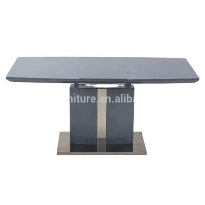 China New Modern Folding Extendable Rectangular Furniture Dining Table Ceramic Marble Extendable Sets for sale