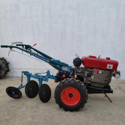 China Farm Walking Tractor 8hp 10hp 12hp 15hp 18hp 20hp 22hp 25hp 32hp with Towing Box Disc Plough for sale