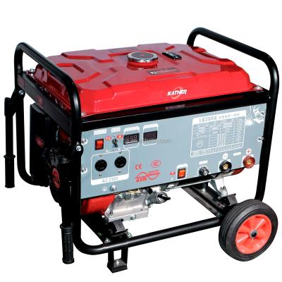 China On-Site Welding 7.5kva 7.5kw 20-300a Adjustable Gasoline Engine Driven Welder Generators for sale