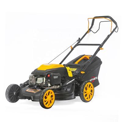 China 21 Inch Self-Propelled Gasoline Lawn Mower 190cc Petrol Grass Cutter for Garden Tools for sale