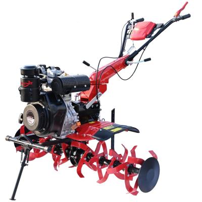 China Power Tiller Diesel Farm Cultivator Mini Land Cultivation Machine Diesel Tiller for Home for sale