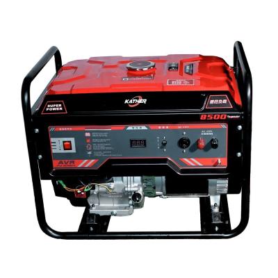 China 6.5kW 6.5kVA 6500W Air Cooling Petrol Electric Power Generators for Home Backup Power for sale