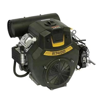 China 24HP V Twin Cylinder Rato RV740 739cc Motor de gasolina sin potencia 17,5kw/3600 rpm en venta