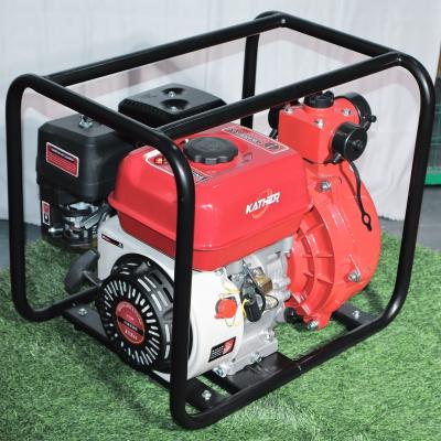 China Max Head 80m High Pressure 2 Inch Single Cylinder 4 Stroke Air Cooled Petrol Fire Pump for sale