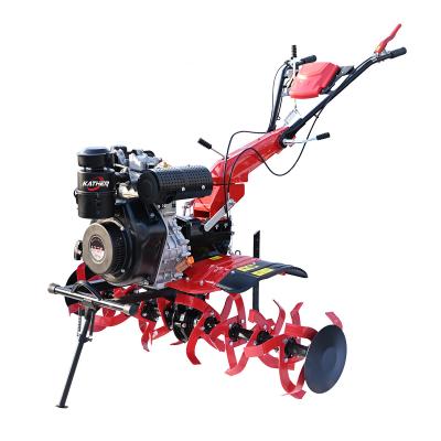 China Compact and Durable Mini Power Tiller Diesel Cultivator for Agricultural Farming for sale