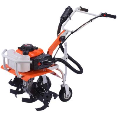 China 63cc Benzin Mini Power Tiller für kleine landwirtschaftliche Anbauarbeiten zu verkaufen