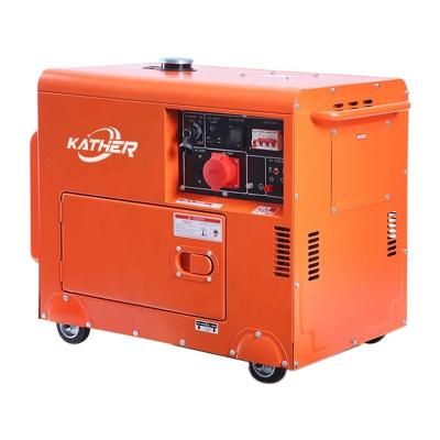 中国 3kva 5kva 6kva 8kva 10kva 超静音ディーゼル発電機 単相/三相電力 販売のため