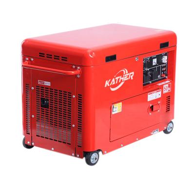 China 8kva 10kw gerador Diesel resfriado a ar Genset insonorizado para 1 fase/3 fase 50Hz/60Hz à venda