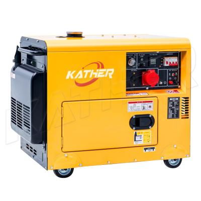 China 10kva 220V/380V Dieselgenerator mit ATS-Autostart und tragbarem Alternator-Genset zu verkaufen