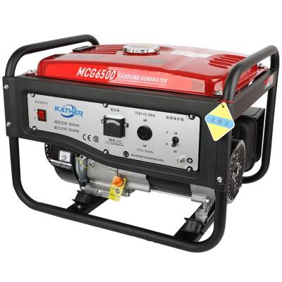 Chine Générateur d'essence portable pour la maison 3kva 5kva 6.5kva 8kva Générateur d'essence à cadre ouvert à vendre