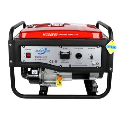 China 3600RPM Speed 12-38a Single Phase 50hz Gasoline Generator 3kw 5kw 6.5kw 8kw for Home for sale